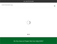 Tablet Screenshot of greenixpanels.com